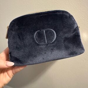 Dior Midnight Blue Velvet Clutch